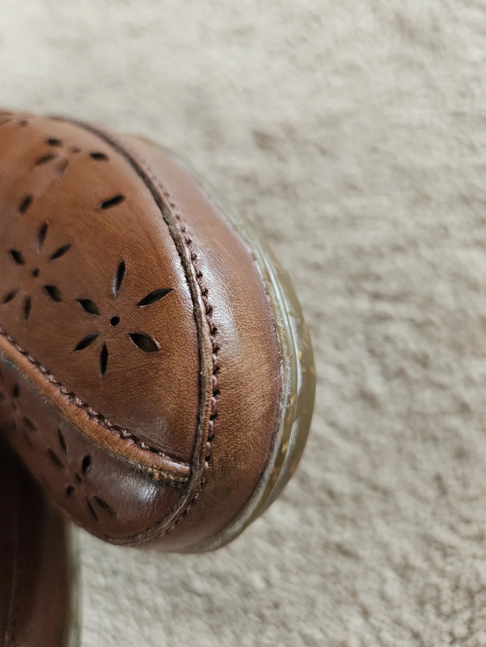 Clarks Slip-On Genuine Leather Women Shoes